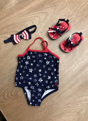 Baby Girl Sandals Swimwear Bathing Suit