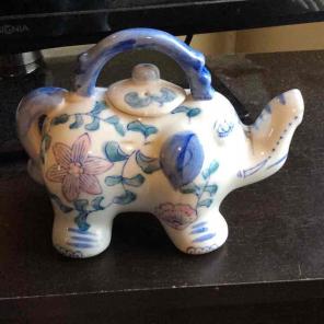 Antique Vintag Elephant Teapot