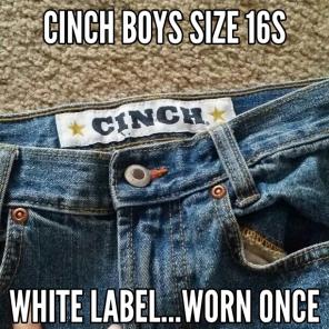Cinch boys 16Slim