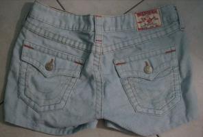 True Religion Shorts Light Blue size 27