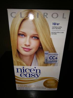 Clairol natural ultra light blonde dye