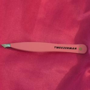 Pink Large Tweezerman Eyebrow Tweezers