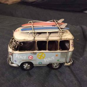 Vintage 1960's Classic VW Peace Van.