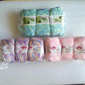 9 Skeins Fingering Light DK Bamboo Yarn