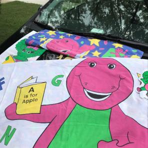 Barney Twin Duvet And 2 Pillowcases