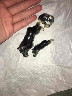 glass German shepherd