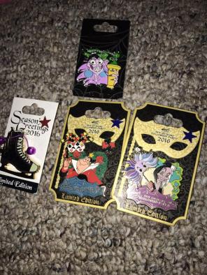 LE HALLOWEEN PINS DISNEY