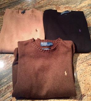 Polo Ralph Lauren Sweater Lot Of 3