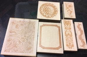Anna griffin Lot 6 Rubber Stamps