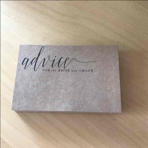 Advice for the Bride and the Groom