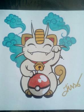 Meowth! That's right! Drawing