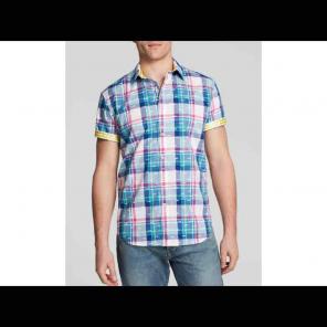 Robert Graham plaid short sleeve shirt