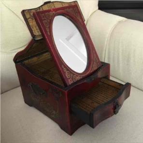 Vintage Chinese Japanese jewelry box