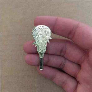 Gold Lacrosse Pendant