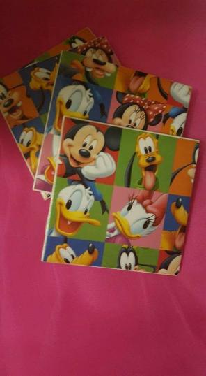 Mickey Mouse and friends coaster set
