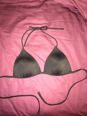 Black Push Up Bikini Top
