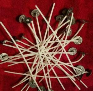 Candle Wicks with Bases