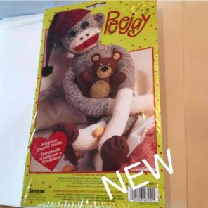 Janlynn 21" Sock Monkey Kit Peejay (NEW)