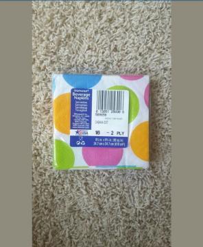 16 Count Polka-dot Beverage Napkins