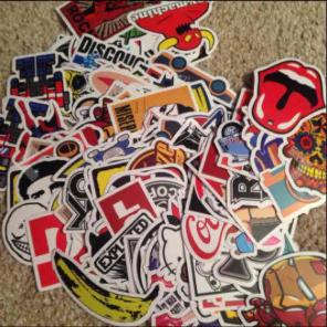 15 vinyl sticker lot