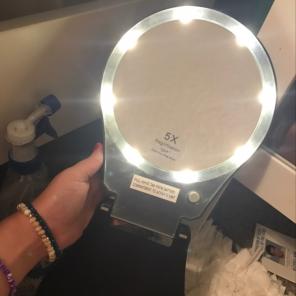 Magnified Travel Mirror