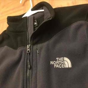 The North Face black and grey jacket