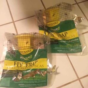 Fly trap disposal bag