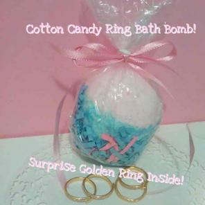 Cotton Candy Ring Bath Bomb