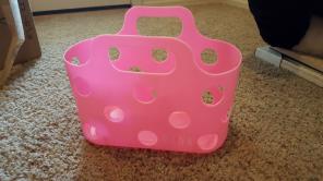 PINK VICTORIA SECRET PINK SHOWER CADDY