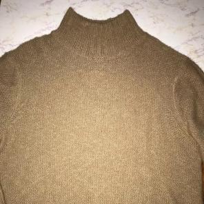 Light Brown Turtleneck Sweater