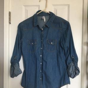 Dark Washed Denim Shirt