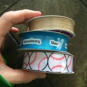 Unopened ribbon