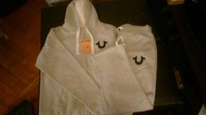 Heather Grey True Religion Sweatsuit