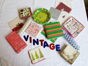 Vintage Christmas & Bday Party Supplies