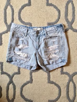 Destroyed Abercrombie Jean Short