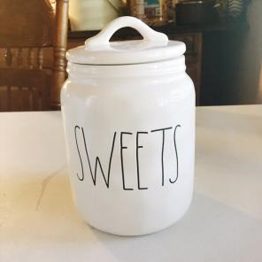 RAE DUNN SWEETS CANISTER