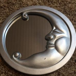 Silver Old Man Moon Mirror