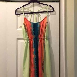 Bright colored Hurley dress