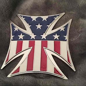 American flag belt buckle
