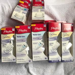 Lot Of Playtex Bottle