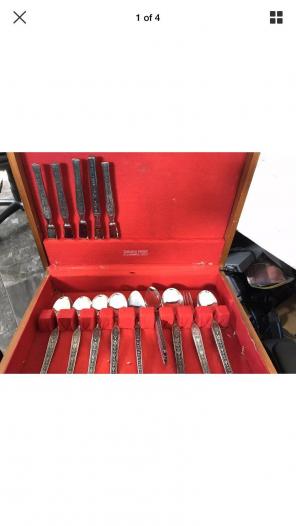 Vintage Flatware 27 Pcs Stainless Steel