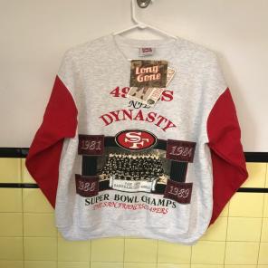 New Vintage 49ers Sweatshirt 1989 Champs