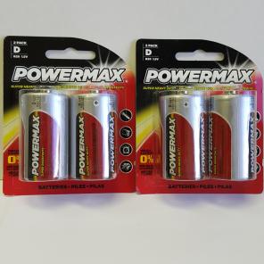 PowerMax D 4 pack compare to Duracell