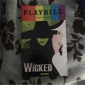 Wicked playbill (pride edition)
