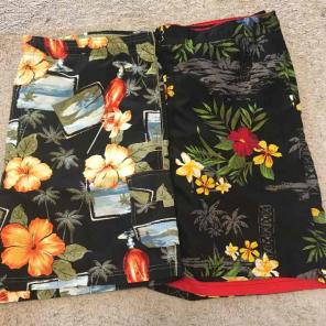 2 pairs of men's swim shorts