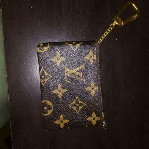 Lv coin bag brown