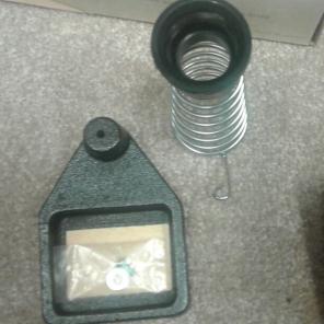 Foot pedal and Stained Glass Iron Stand