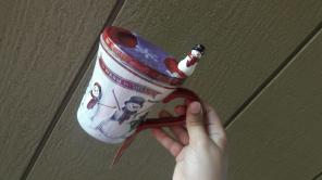 Snow man cup