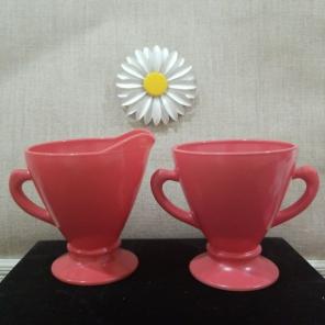 Hazel Atlas Sugar & Creamer