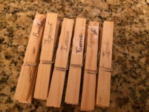 Set Of 6 Garden Markers